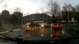 preview picture of video 'Idiotic road accident in Khimki (near Moscow, Russia)'