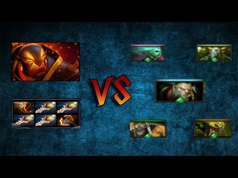 Ember Spirit Megacreeps 4 Divine Rapiers - Dota 2