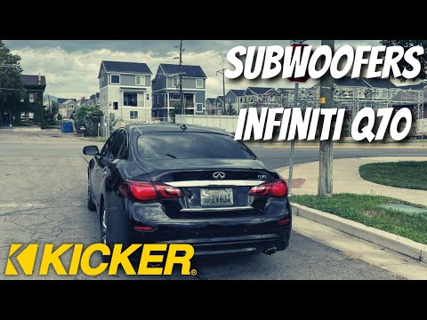 My Infiniti Q70 has Comp R Kicker Subwoofers...