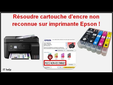 Cartouche d'encre non reconnu ou compatible sur imprimante epson