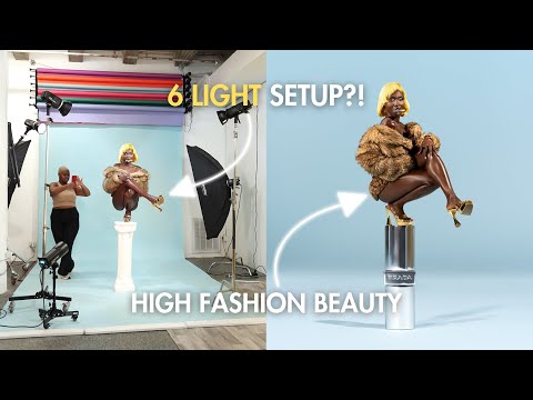 6 Lights, 1 Model | Behind the Magic of High Fashion Beauty Photography
