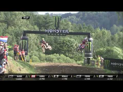 Cairoli passes Gajser for first position_MXGP of Czech Republic