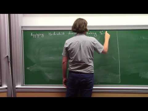 C.Brav, IHES, July 6, 2018 - "Deformations of Calabi-Yau categories"