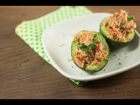 Salmon-Stuffed Avocados