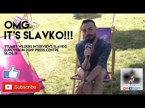 Slavko Kalezić Eurovision Interview | EUROVISION 2019 Press Centre | MONTENEGRO