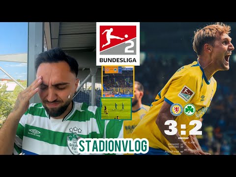 Elfmeter in der Nachspielzeit! Eintracht Braunschweig Vs SpVgg Fürth StadionVlog ☘️￼
