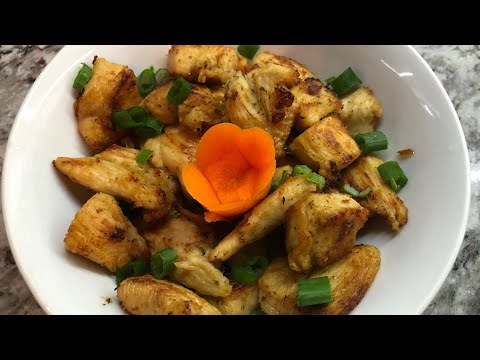 Garlic chicken for Christmas breakfast