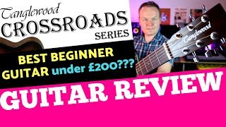 Video thumbnail for Tanglewood Crossroads Cutaway TWCR SFCE Guitar Review by Greg Michael