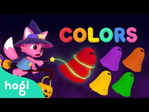 Learn Colors with Halloween Ghost House｜Halloween Kids｜Halloween Colors Song 🎃｜Pinkfong & Hogi
