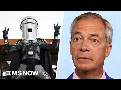 Is Nigel Farage better than a trash can? 'Count Binface' challenges far-right party leader