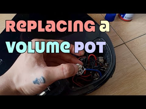 Replacing a Volume Pot in a Washburn Bass | 2 Band Active Bass Equalizer Preamp Circuit Pickup