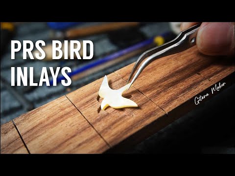 Creating PRS Bird Inlays - Mother Of Pearl
