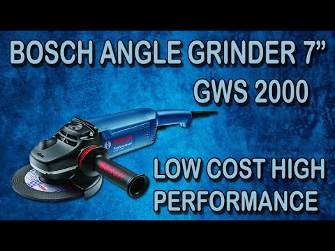 Bosch Angle Grinder GWS 2000 | Unboxing & Review | Best Heavy duty 7" Angle grinder | 180 mm