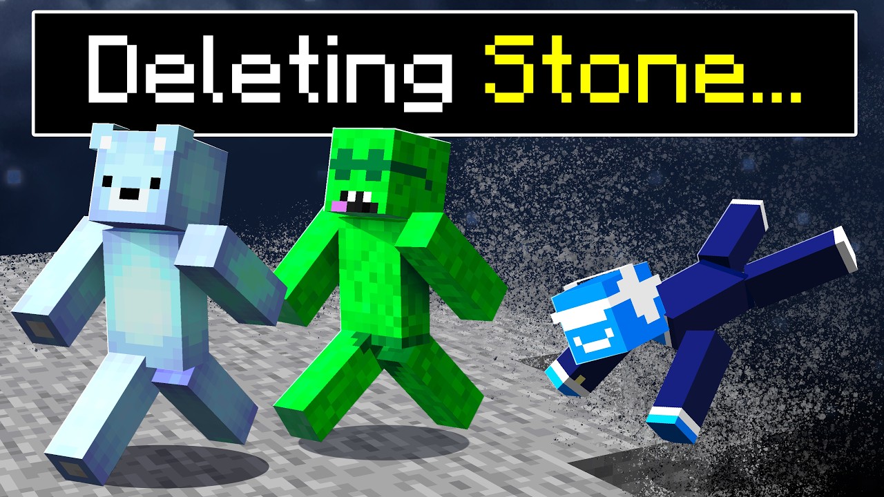 Minecraft, But a Random Block DISAPPEARS Every Minute