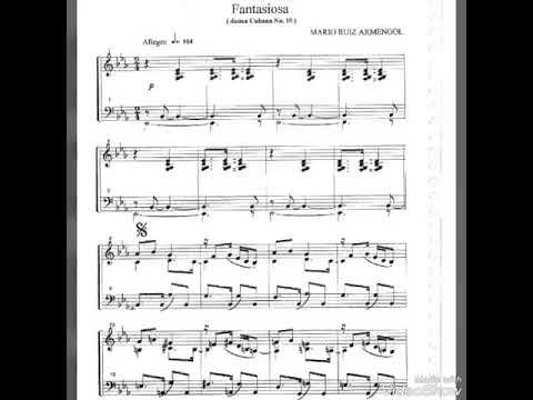 Ernest So plays Mario Ruiz Armengol - Fantasiosa (No. 10, Danzas Cubans)