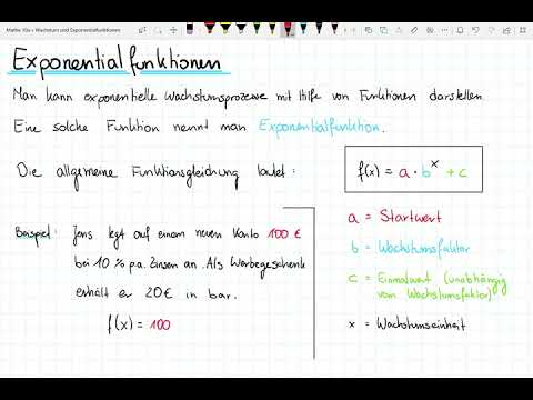 Exponentialfunktionen - Einführung