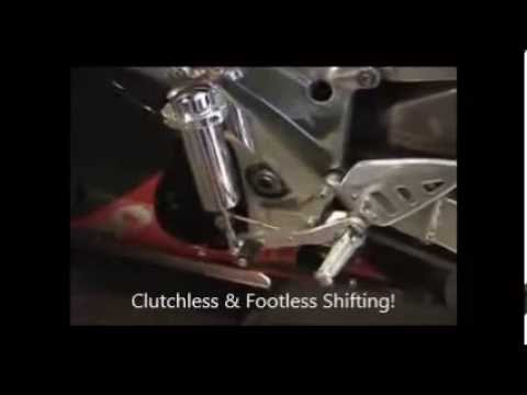 Pingel All Electric Shifter Kit Demo on Suzuki GSXR750
