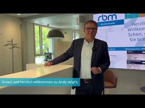 Andy Grädel präsentiert die neuen Büroräumlichkeiten der Regiobank Männedorf | Andy zeigt's