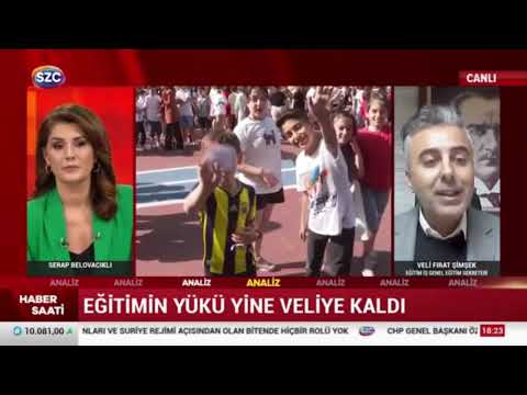 Genel Eğitim Sekreterimiz Veli Fırat Şimşek, Sözcü Televizyonu’nda  Haber Saati programında Serap Belovacıklı’nın canlı yayın konuğu oldu. | EĞİTİM İŞ