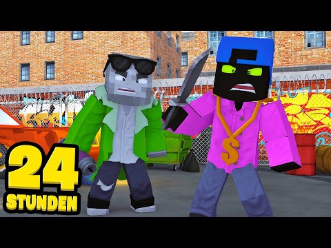 24 STUNDEN als GANGSTER LEBEN! - Minecraft [Deutsch/HD]