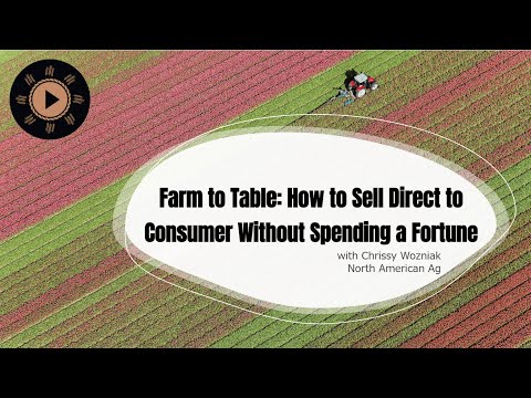 WEBINAR: Dalla fattoria alla tavola: come vendere direttamente al consumatore senza spendere una ...