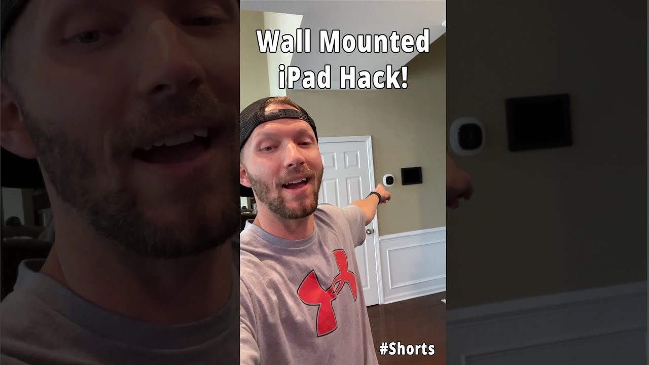 Wall Mounted iPad Hack! #Shorts