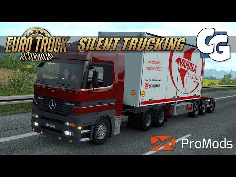 Silent Trucking - Actros MP1 - Stuttgart to Uelzen - ETS2 ProMods No Commentary Gameplay