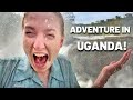 Uganda Vlog: African road trip!!🦏🦒🐊 Safari, waterfalls, rhinos  #TravelInAfrica
