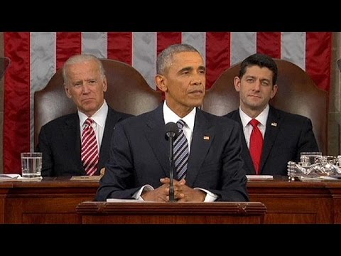 Obama urges optimism and swipes at Trump in his final State of the Union