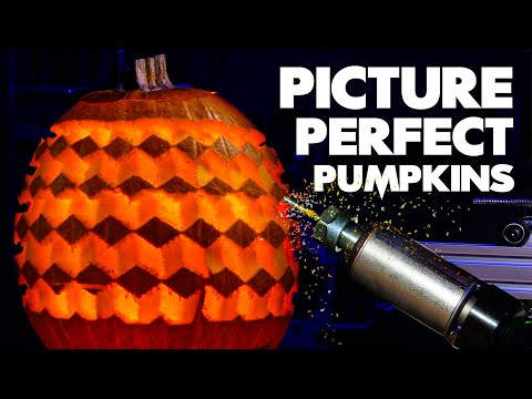 Making a robot to carve photos into pumpkins