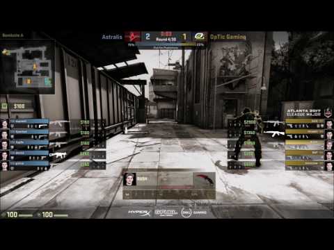 CSGO: Optic Vs Astralis 1st Gun Round