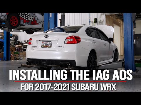 IAG AOS Install 2017-21 Subaru WRX