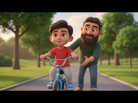 Hasan Learns to Ride His New Bike