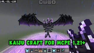 🔥 Kaiju Craft Addon For Minecraft PE 1.21+ 🔥 | Epic Monsters & Boss Battles! 🦖