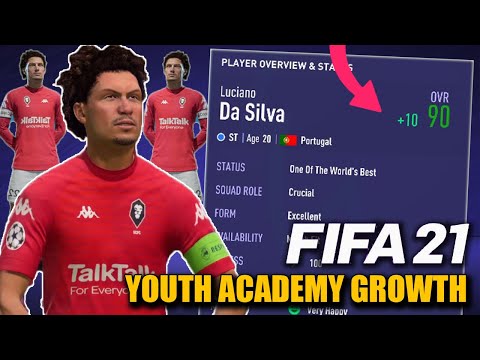 HOW TO GROW FASTER YOUR YOUTH ACADEMY PLAYERS IN CAREER MODE!!! - FIFA 21