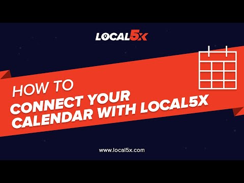 How to connect your calendar with Local5x