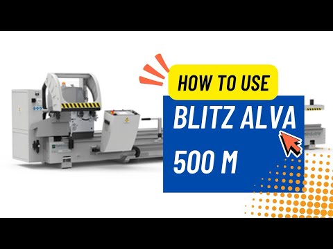 2011 BLITZ ALVA BZ ALVA 500 HIGH SPEED DOUBLE HEADED MITRE SAW FOR ALUMINUM AND EXTRUSIONS | Maurice Cohen (2)