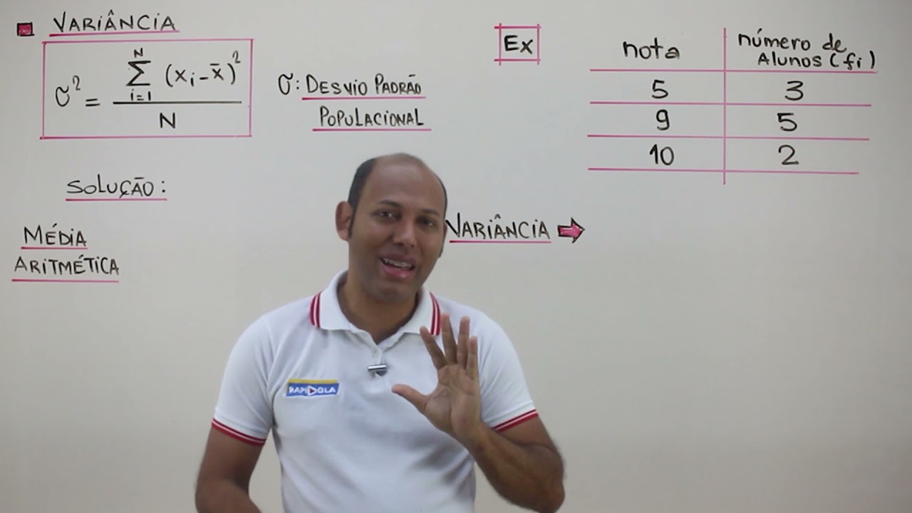 VARIÂNCIA E DESVIO PADRÃO POPULACIONAL 2