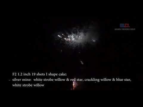 F2 battery 1.2" 19 shots I-shape cake