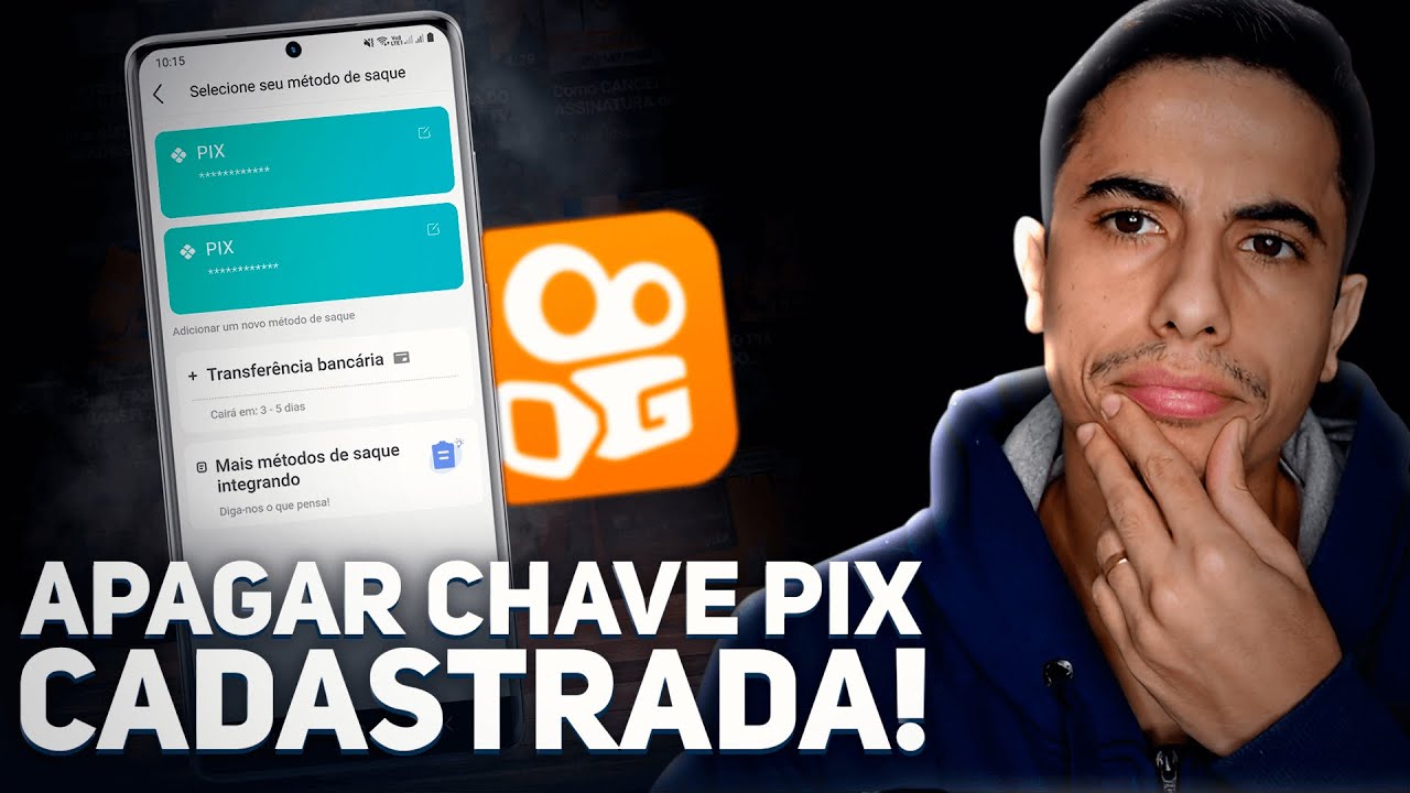 Como REMOVER CHAVE PIX cadastrada no KWAI!