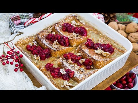 Overnight French Toast with Walnut Cranberry Compote - Home & Family
