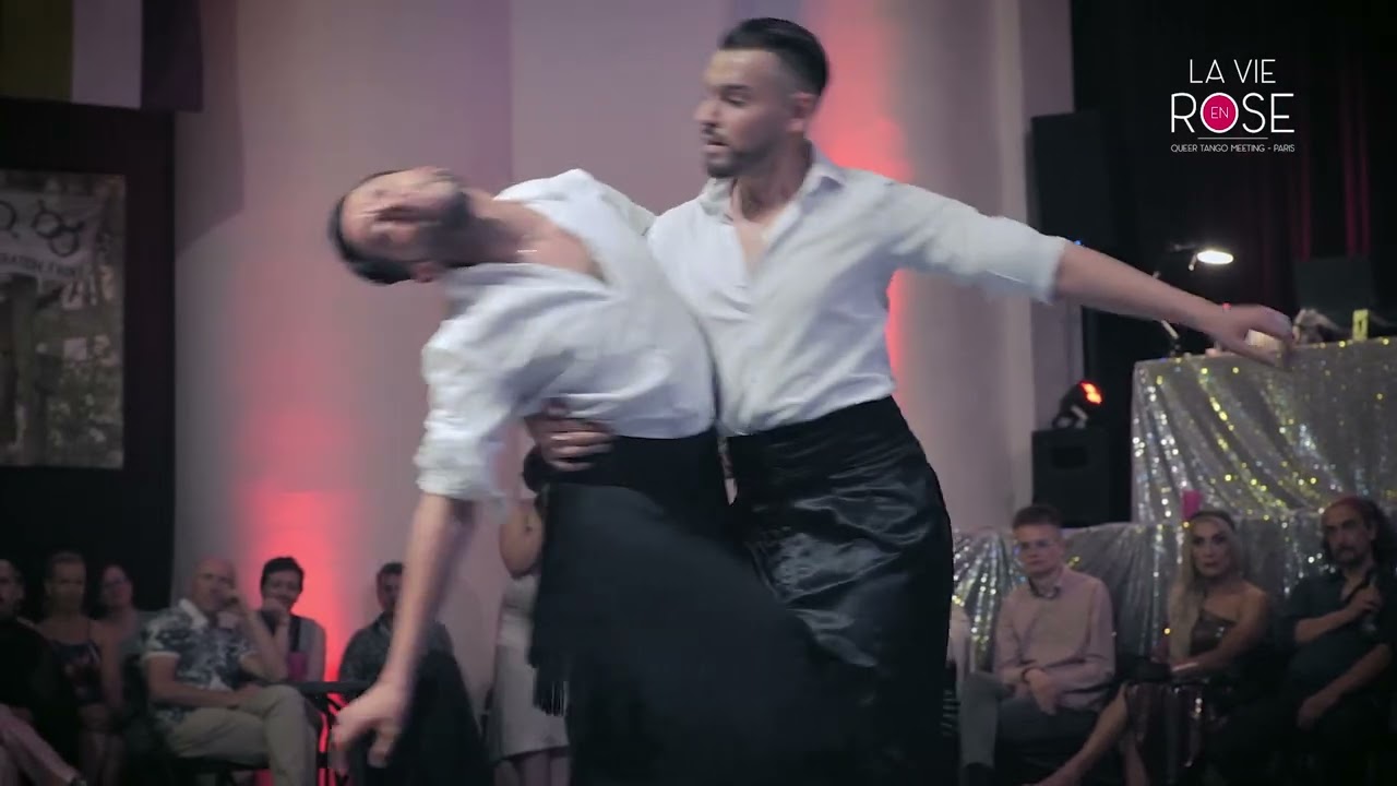 AUGUSTO CEVILAN & ALEXIS ALVARADO at LA VIE EN ROSE Queer Tango Festival 7th Edition PARIS - SHOW 4