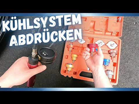 Kühlmittel abdrücken Undichtigkeit prüfen