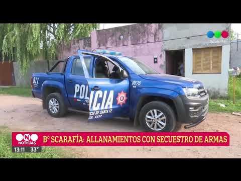 Barrio Scarafía: detuvieron a cinco jóvenes y secuestraron un arsenal