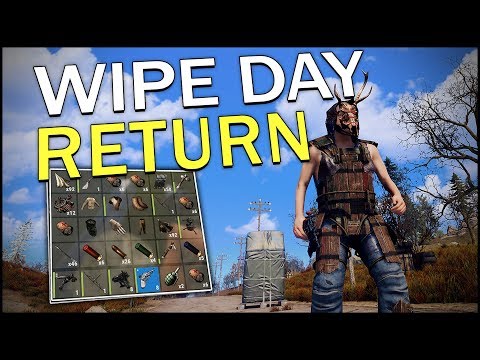 The RETURN to RUST ON WIPE DAY! - Rust #1