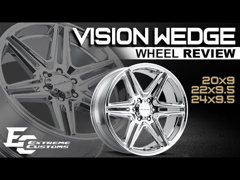 VISION 476 WEDGE: CHROME, 20x9