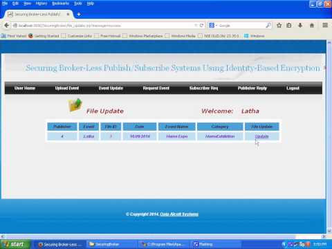 Securing Broker-Less Publish Subscribe Systems Using Identity-Based Encryption