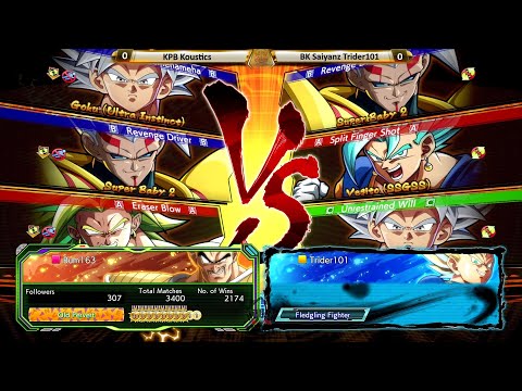 PS4 DBFZ - COM 40 - KPB Koustics vs BK Saiyanz Trider101 [ Watch the end lmao ]