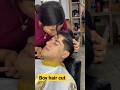 Barber Boy Hair Cut By Lady Barber Asmr Shorts Viral Hair Haircut Asmr Hairstyle