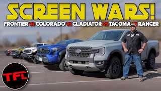 Screen Wars: This New Midsize Pickup Truck Has the Best Tech!